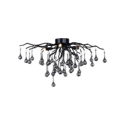 Paul Neuhaus 8090-18 - Přisazený lustr ICICLE 4xG9/40W/230V 30x60 cm černá