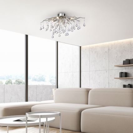 Paul Neuhaus 8090-55 - Přisazený lustr ICICLE 4xG9/40W/230V 30x60 cm lesklý chrom