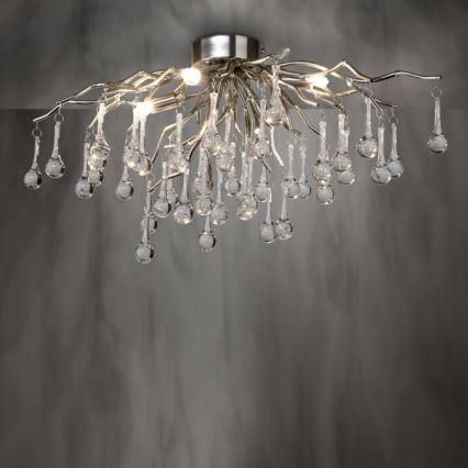 Paul Neuhaus 8090-55 - Přisazený lustr ICICLE 4xG9/40W/230V 30x60 cm lesklý chrom