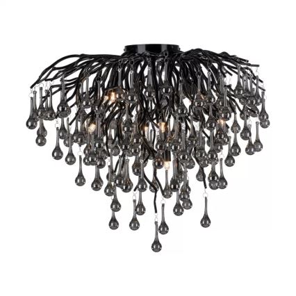 Paul Neuhaus 8091-18 - Přisazený lustr ICICLE 9xG9/40W/230V pr. 50 cm černá