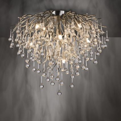 Paul Neuhaus 8091-55 - Přisazený lustr ICICLE 9xG9/40W/230V pr. 50 cm lesklý chrom