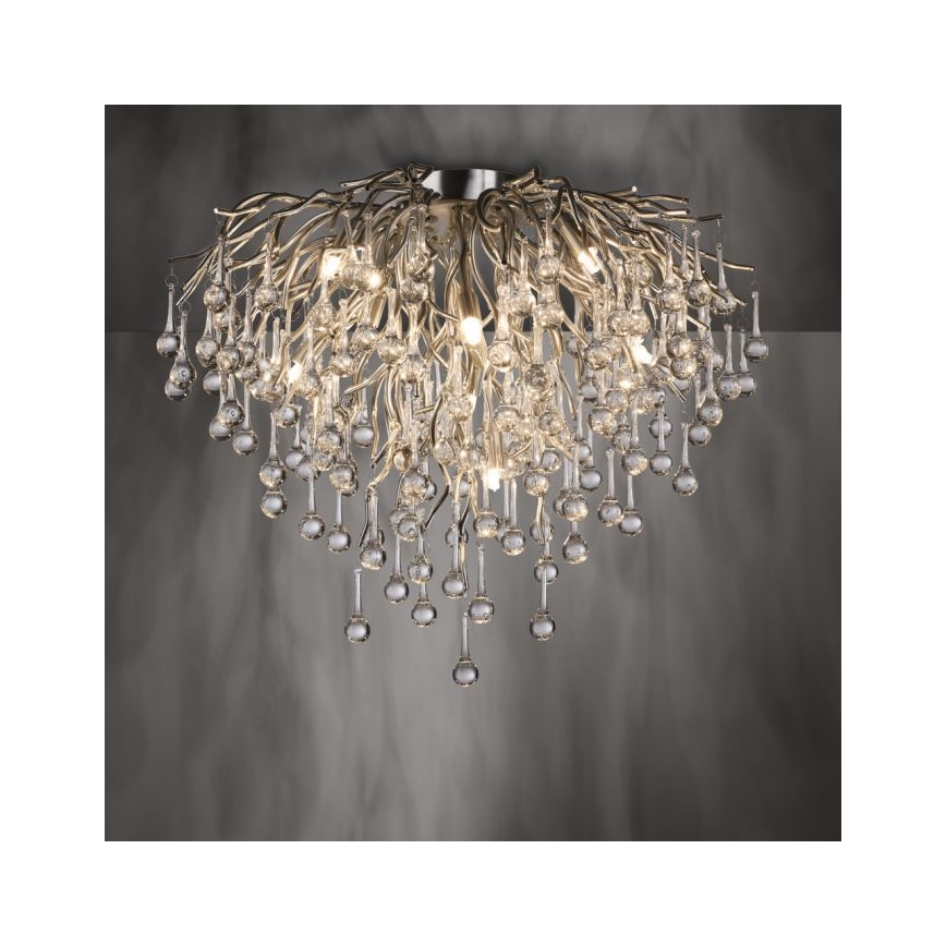 Paul Neuhaus 8091-55 - Přisazený lustr ICICLE 9xG9/40W/230V pr. 50 cm lesklý chrom