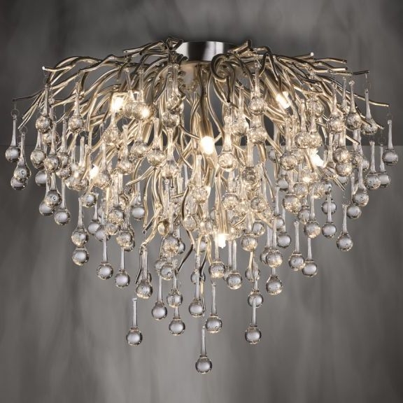Paul Neuhaus 8091-55 - Přisazený lustr ICICLE 9xG9/40W/230V pr. 50 cm lesklý chrom