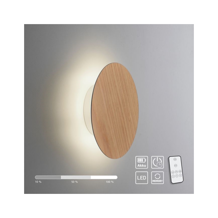 Paul Neuhaus 8152-79 - LED Stmívatelné nástěnné svítidlo PUNTUA LED/1W/3,7V 2200 mAh + dálkové ovládání