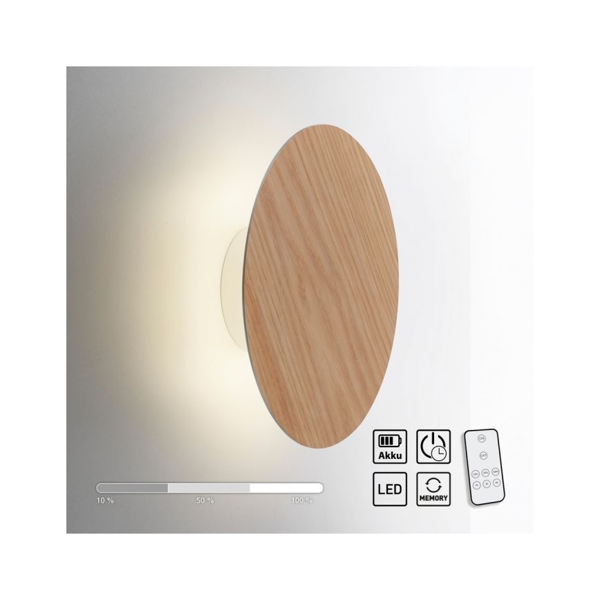 Paul Neuhaus 8153-79 - LED Stmívatelné nástěnné svítidlo PUNTUA LED/1,3W/3,7V 2200 mAh + dálkové ovládání