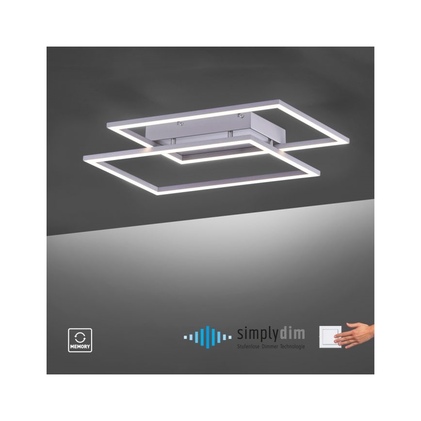 Paul Neuhaus 8192-55 - LED Stmívatelný přisazený lustr INIGO 2xLED/12W/230V
