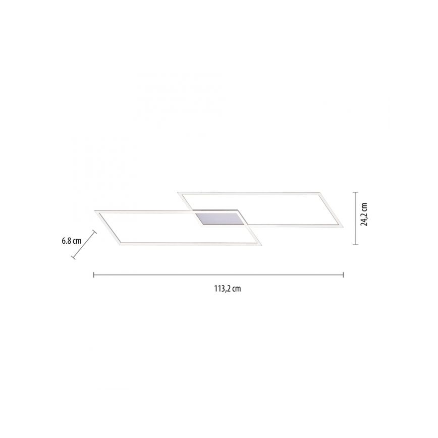 Paul Neuhaus 8194-55 - LED Stmívatelný přisazený lustr INIGO 2xLED/20W/230V