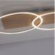 Paul Neuhaus 8329-79 - LED Stmívatelný přisazený lustr PALMA LED/26W/230V 2700-5000K borovice + dálkové ovládání