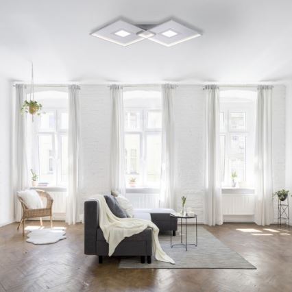 Paul Neuhaus 8378-55 - LED Stmívatelné stropní svítidlo AMARA LED/45W/230V lesklý chrom + dálkové ovládání