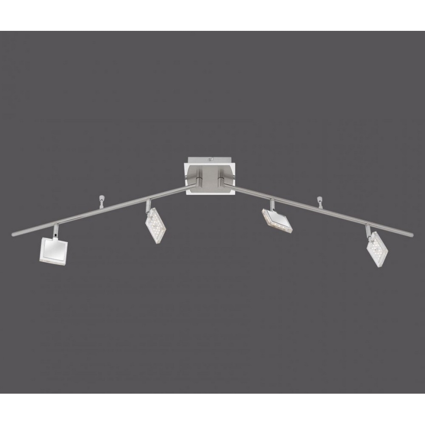 Paul Neuhaus 8644-17 - LED RGB Bodové svítidlo DAAN 4xLED/3,7W/230V + dálkové ovládání