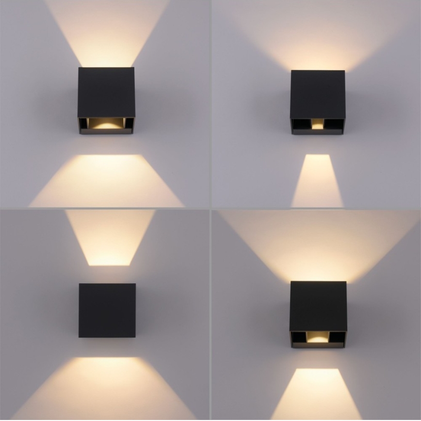 Paul Neuhaus 9493-13 - LED Venkovní nástěnné svítidlo BLOCK LED/6W/230V IP54