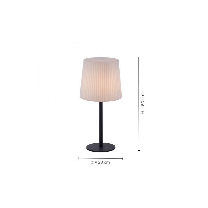 Paul Neuhaus 9500-13 - Venkovní stolní lampa FALTER 1xE27/25W/230V IP65