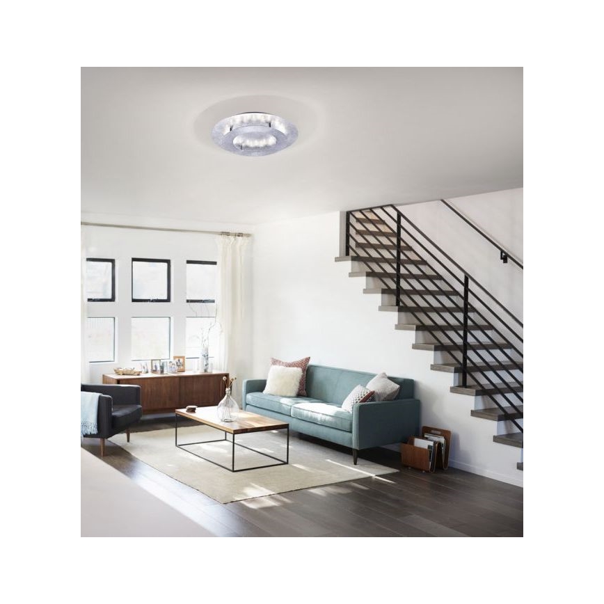Paul Neuhaus 9620-21 - LED Stropní svítidlo NEVIS LED/18W/230V stříbrná
