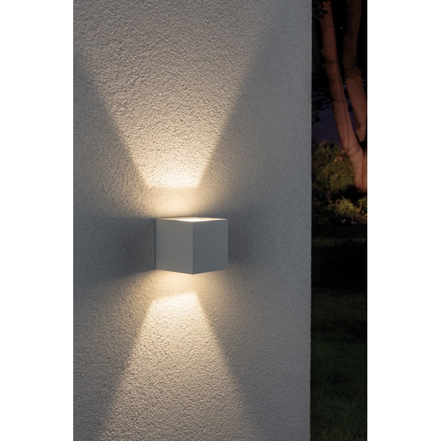 Paulmann 18001 - 2xLED/3W IP65 Venkovní nástěnné svítidlo CYBO 230V bílá