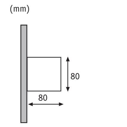 Paulmann 18001 - 2xLED/3W IP65 Venkovní nástěnné svítidlo CYBO 230V bílá