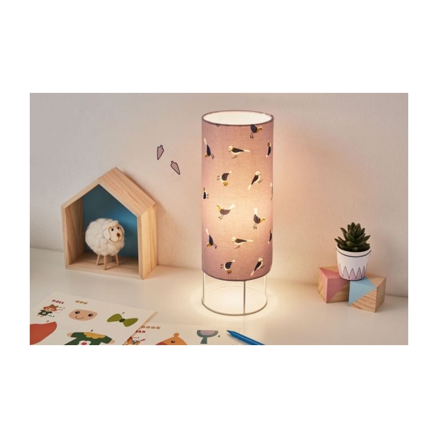 Paulmann 48044 - 1xE14/20W Dětská stolní lampa CUTE BIRD 230V