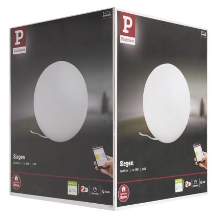 Paulmann 50102 - LED RGBW E27/7,5W Stmívatelná stolní lampa SMART HOME 230V 2700-6500K