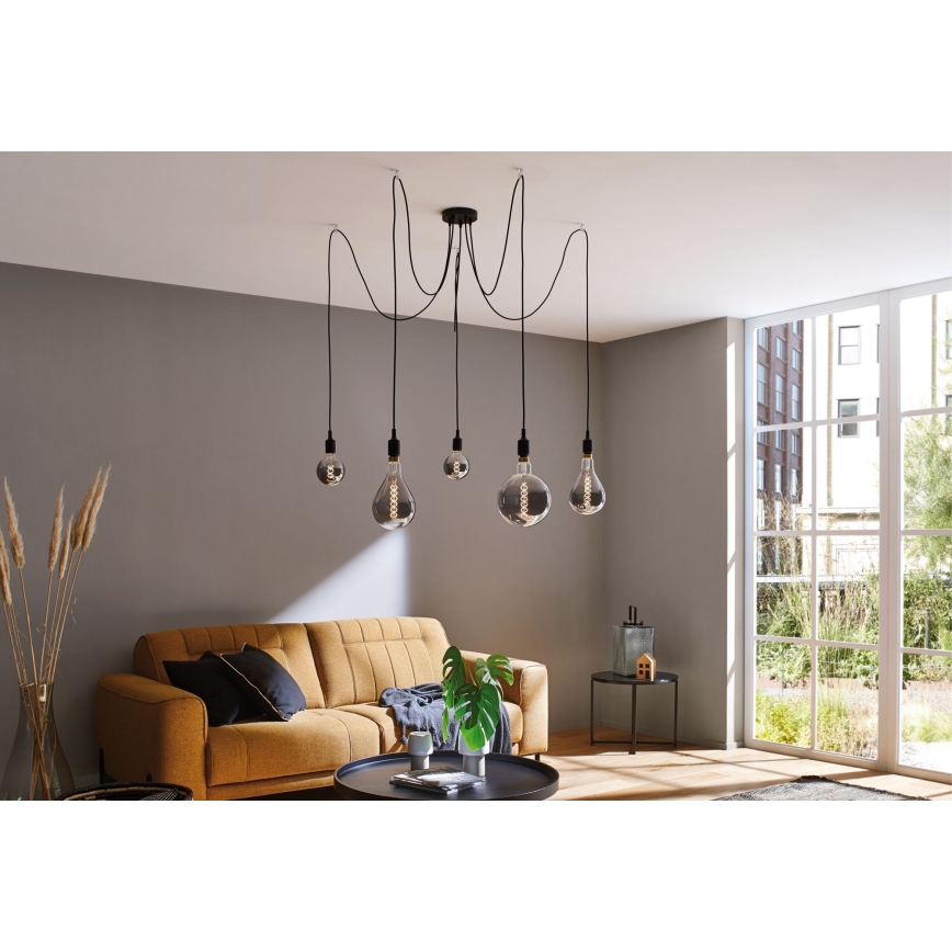 Paulmann 50389 - Lustr na lanku NEORDIC 5xE27/20W/230V pavouk