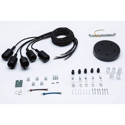 Paulmann 50389 - Lustr na lanku NEORDIC 5xE27/20W/230V pavouk