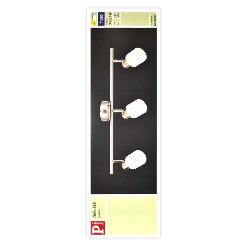 Paulmann 60200 - 3xLED-G9/2,2W Bodové svítidlo HELIX 230V