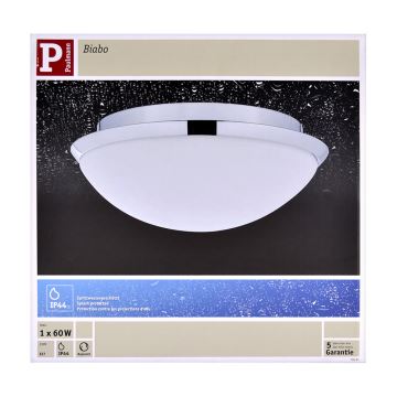 Paulmann 70299 - LED Koupelnové stropní svítidlo BIABO 1xE27/8,5W/230V IP44