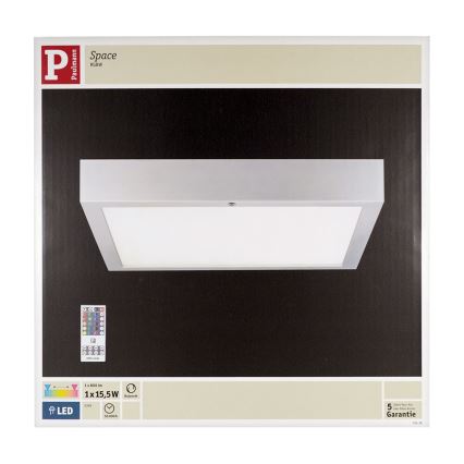 Paulmann 70438 - LED RGB/15,5W Stmívatelné stropní svítidlo SPACE 230V