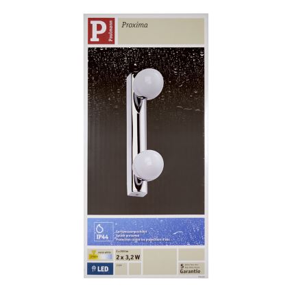 Paulmann 70469 - 2xLED/3,2W IP44 Koupelnové osvětlení zrcadla PROXIMA 230V