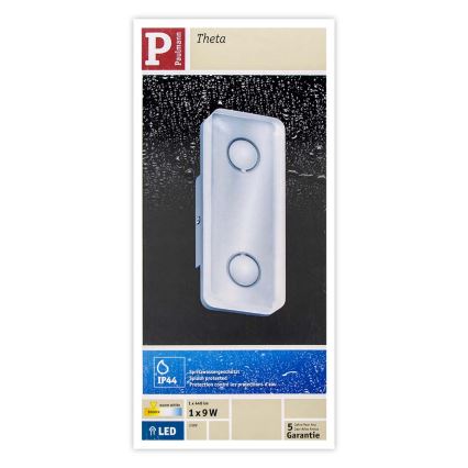 Paulmann 70478 - LED/9W IP44 Koupelnové nástěnné svítidlo THETA 230V