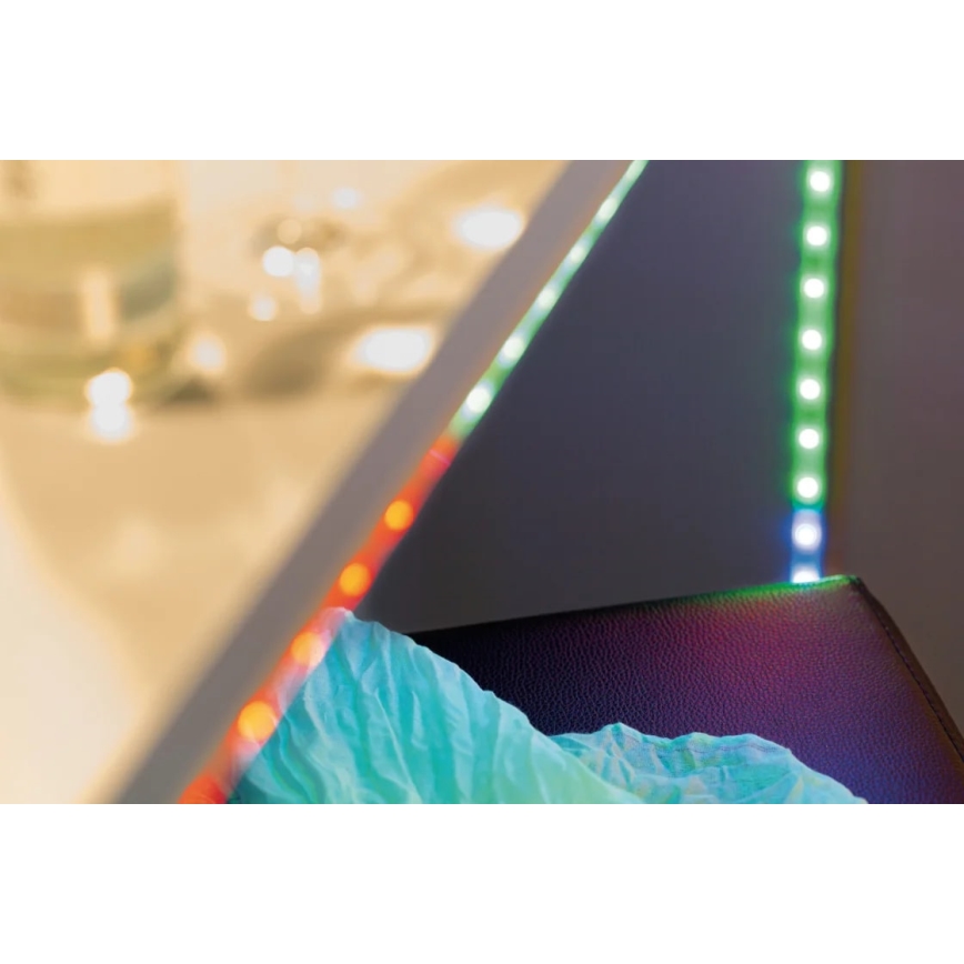 Paulmann 70480 - LED RGBW/16,5W Stmívatelný pásek DIGITAL 5 m 230V + dálkové ovládání