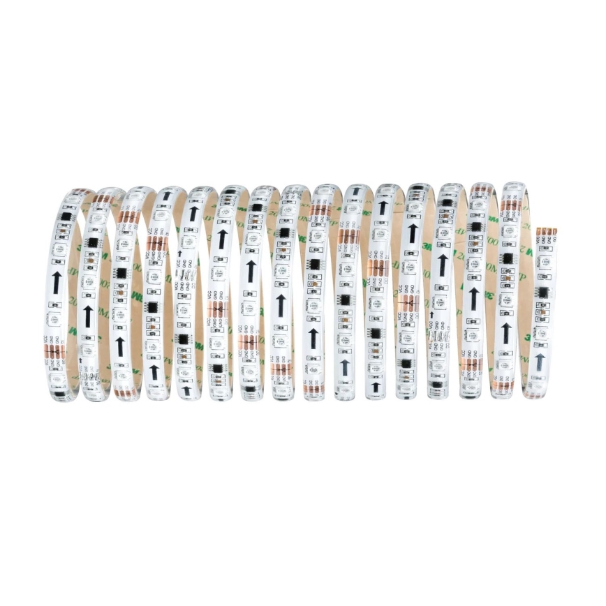 Paulmann 70480 - LED RGBW/16,5W Stmívatelný pásek DIGITAL 5 m 230V + dálkové ovládání