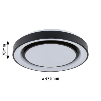 Paulmann 70545 - LED RGBW/38,5W Stmívatelné stropní svítidlo RAINBOW 230V 3000-6500K + dálkové ovládání