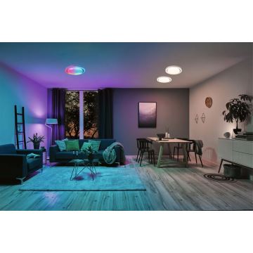 Paulmann 70547 - LED RGBW/38,5W Stmívatelné stropní svítidlo RAINBOW 230V 3000-6500K + dálkové ovládání
