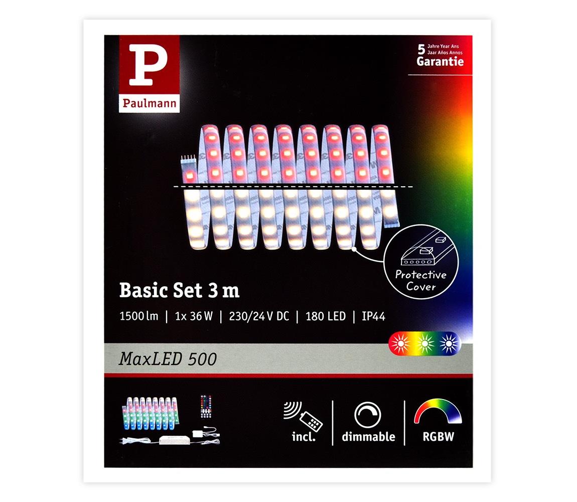 Paulmann Paulmann 70628 - LED RGB/36W IP44 Stmívatelný pásek MAXLED 3m 230V + DO W1632