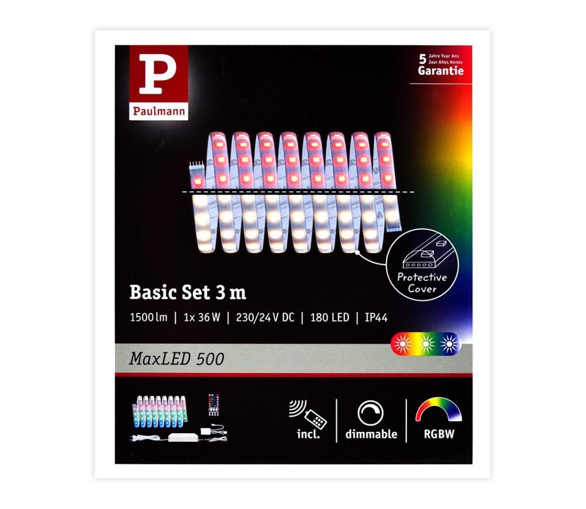 Paulmann Paulmann 70628 - LED RGB/36W IP44 Stmívatelný pásek MAXLED 3m 230V + DO W1632