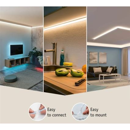 Paulmann 70672 - LED/18W IP44 Stmívatelný koupelnový pásek MAXLED 1,5 m 2700K 230V