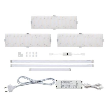 Paulmann 70709 - SADA 3xLED/6,6W Osvětlení nábytku se senzorem SOFTPAD 230V