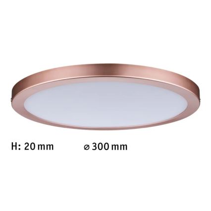 Paulmann 70872 - LED/22W Stmívatelný panel ATRIA 230V 2700K rose gold