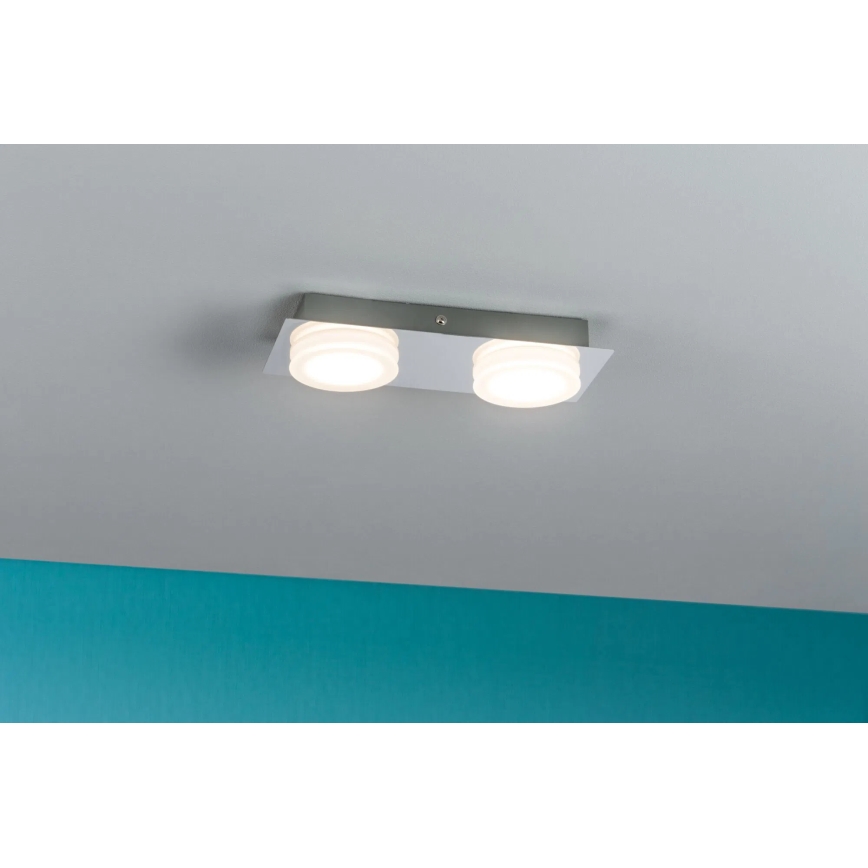 Paulmann 70883 - 2xLED/4,7W IP23 Koupelnové nástěnné svítidlo DORADUS 230V