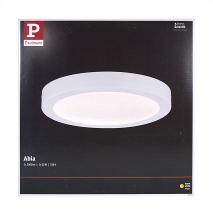 Paulmann 70899 - LED/22W Stropní svítidlo ABIA 230V