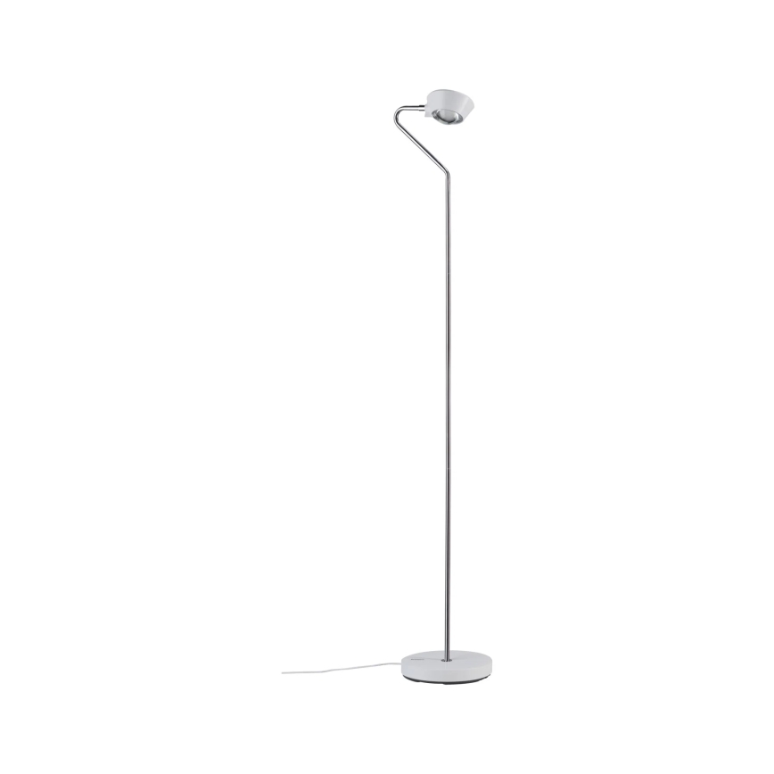 Paulmann 70920 - LED/7,5W Stmívatelná stojací lampa RAMOS 230V bílá/lesklý chrom