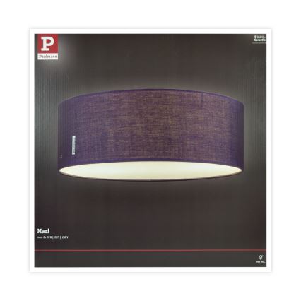 Paulmann 70951 - 2xE27/20W Stropní svítidlo MARI 230V modrá