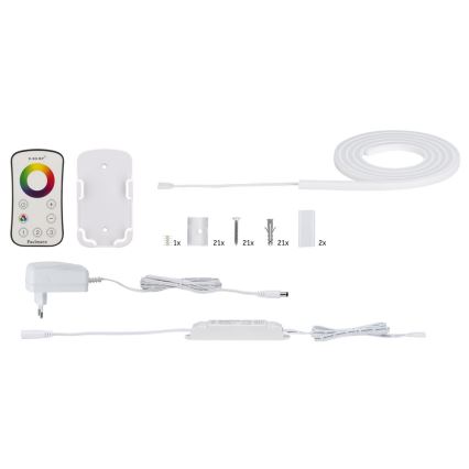 Paulmann 70965 - LED-RGB/13,5W IP67 Venkovní stmívatelný pásek FLOW 1,5m 230/24V