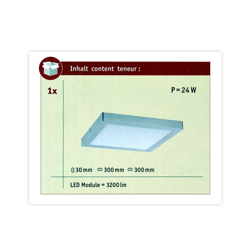Paulmann 70982 - LED/22W Stropní svítidlo ABIA 230V