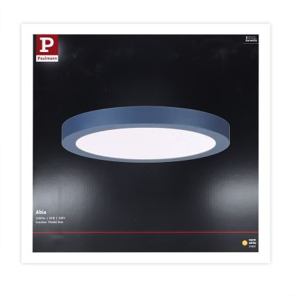 Paulmann 70987 - LED/22W Stropní svítidlo ABIA 230V modrá