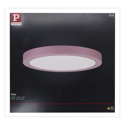 Paulmann 70989 - LED/22W Stropní svítidlo ABIA 230V fialová