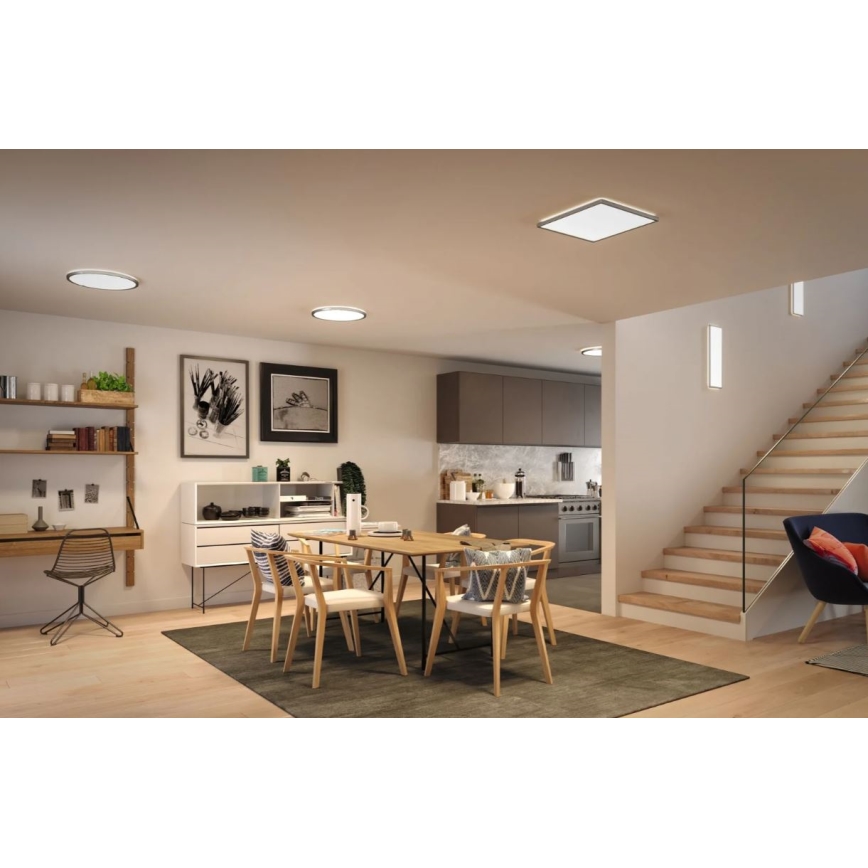 Paulmann 70994 - LED/16W Přisazený panel ATRIA 230V 3000K 29,3x29,6 cm matný chrom