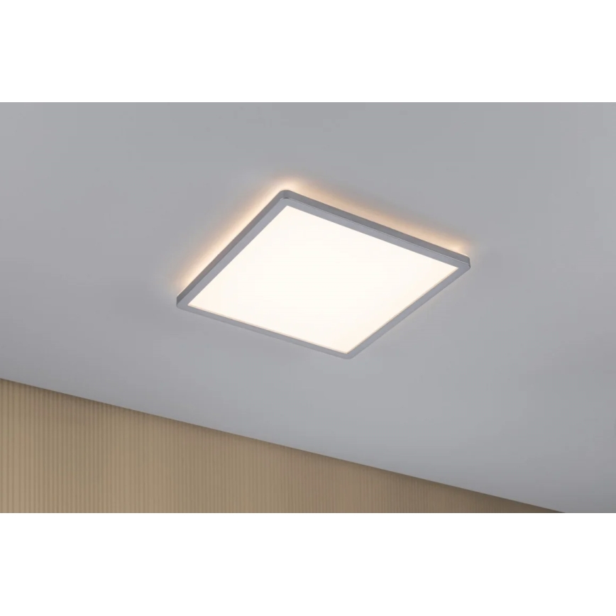 Paulmann 70994 - LED/16W Přisazený panel ATRIA 230V 3000K 29,3x29,6 cm matný chrom