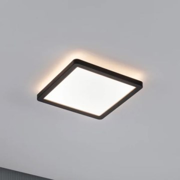 Paulmann 71000 - LED/11,2W Přisazený panel ATRIA 230V 3000K 19x19 cm černá
