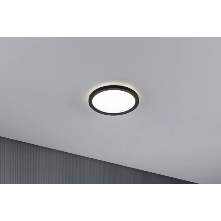 Paulmann 71002 - LED/11,2W Přisazený panel ATRIA 230V 4000K pr. 19 cm černá