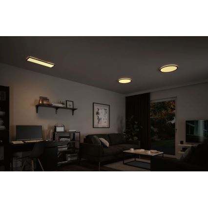 Paulmann 71002 - LED/22W Stmívatelný panel ATRIA 230V 3000K 42x42 cm černá